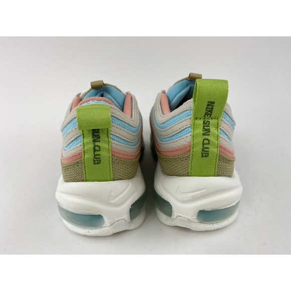 Nike Air Max 97 SE Sun Club Womens Sneakers Shoes Blue White Pink Tan DQ4126 400 - Picture 6 of 12
